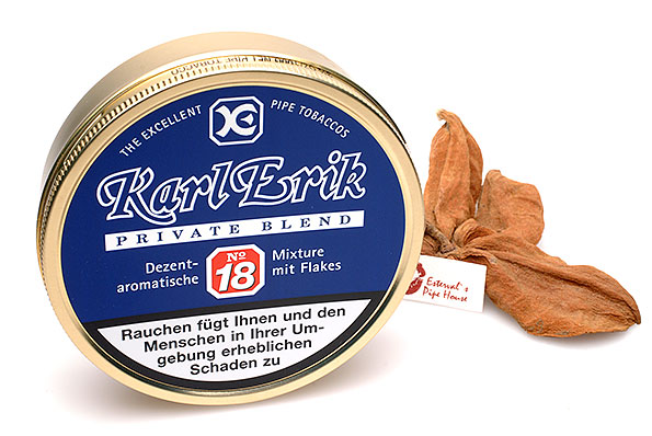 Karl Erik Private Blend No 18 Pipe tobacco 100g Tin